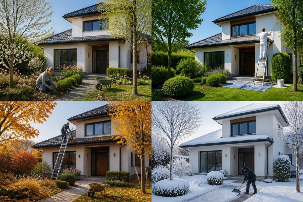découvrez le calendrier complet pour entretenir votre maison toute l'année avec des conseils pratiques sur les travaux et l'entretien saisonnier.