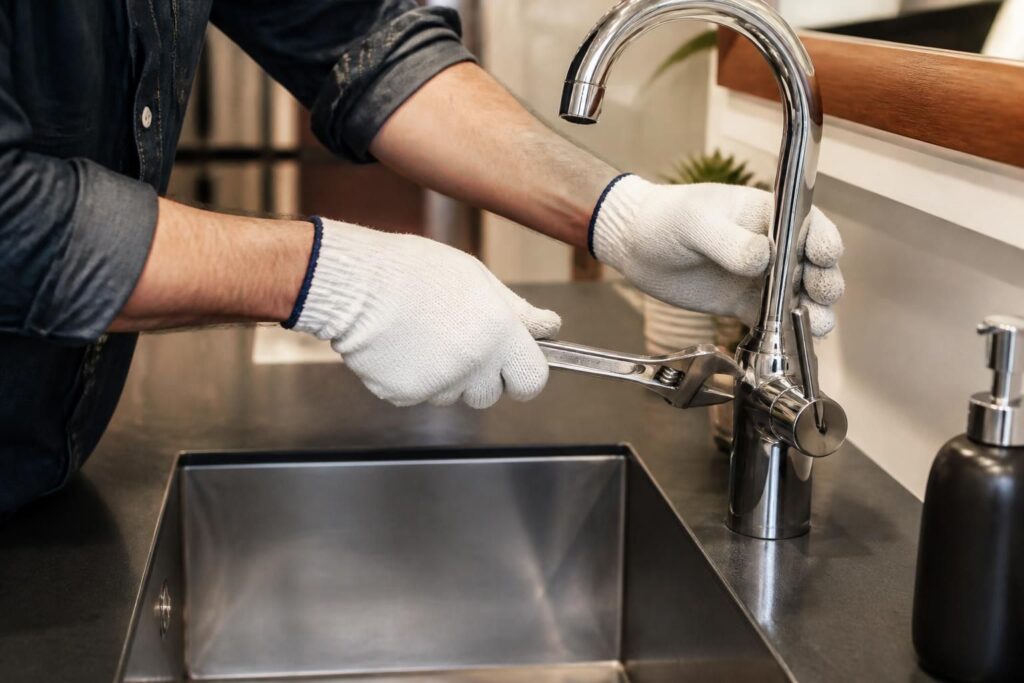 apprenez à remplacer facilement un robinet de cuisine ou de salle de bains avec notre guide étape par étape, pour un résultat propre et durable.