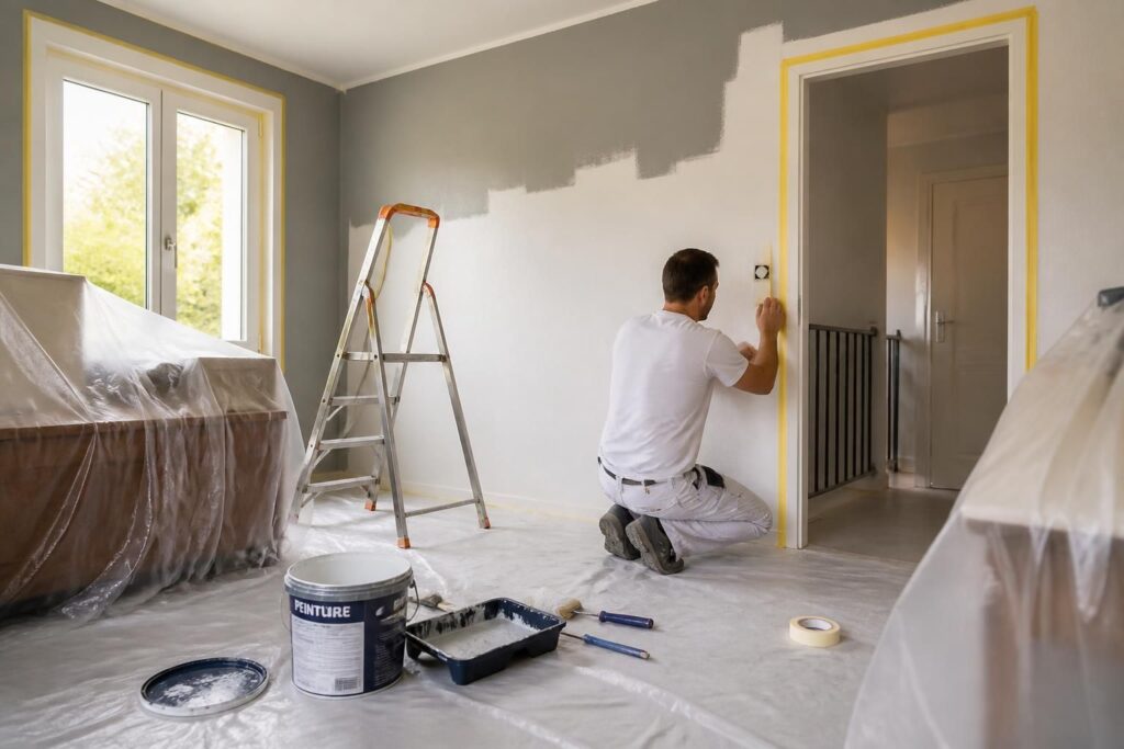 apprenez à repeindre une pièce comme un professionnel grâce à nos conseils détaillés sur la préparation des surfaces et les finitions parfaites pour un résultat impeccable.