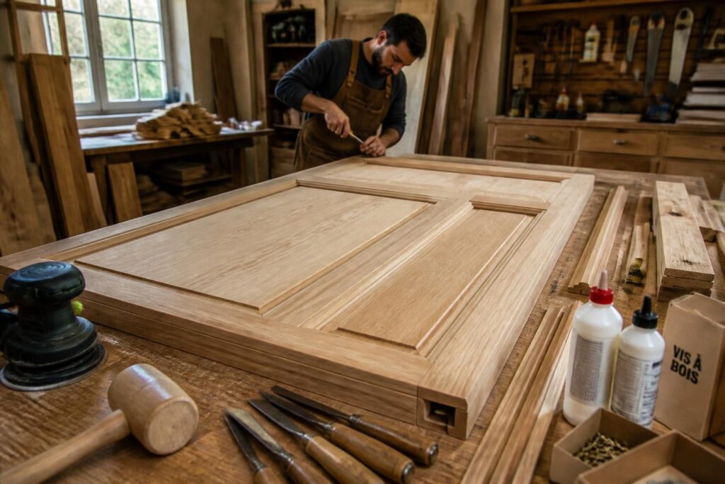découvrez les matériaux et techniques essentiels pour la construction d'une porte en bois durable, alliant esthétique et solidité pour un résultat de qualité.