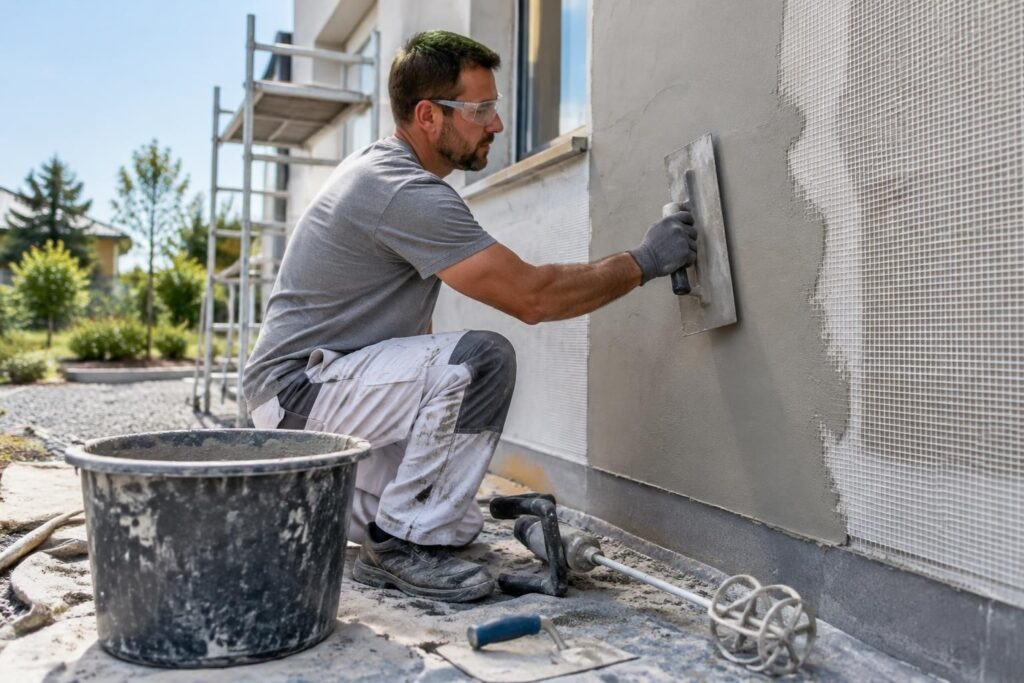 découvrez comment préparer votre façade et appliquer correctement l’enduit colle pour trame afin d’obtenir une surface extérieure solide et durable.