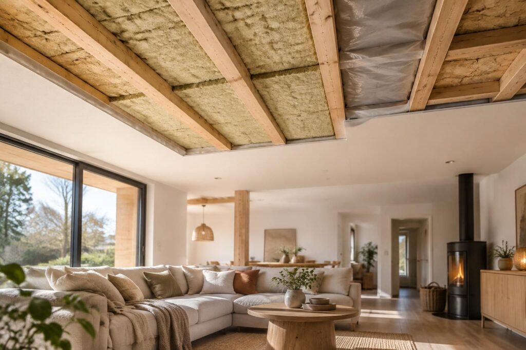 découvrez les solutions d’isolation entre poutres au plafond pour limiter les déperditions de chaleur et améliorer le confort thermique de votre logement.
