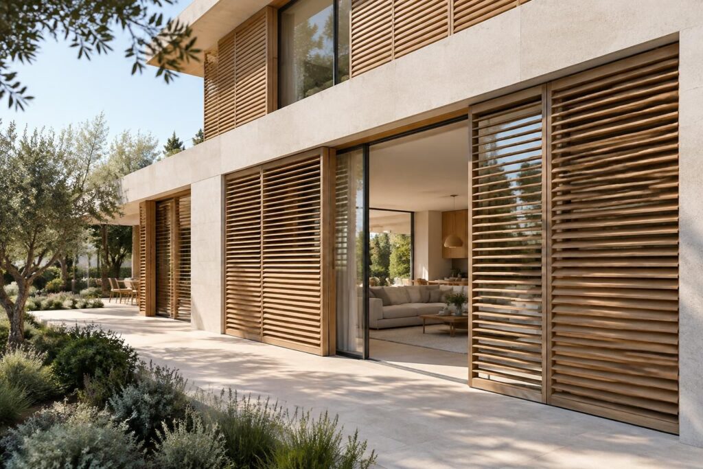Jalousie architecture : intégrer les persiennes pour un design et confort adaptés