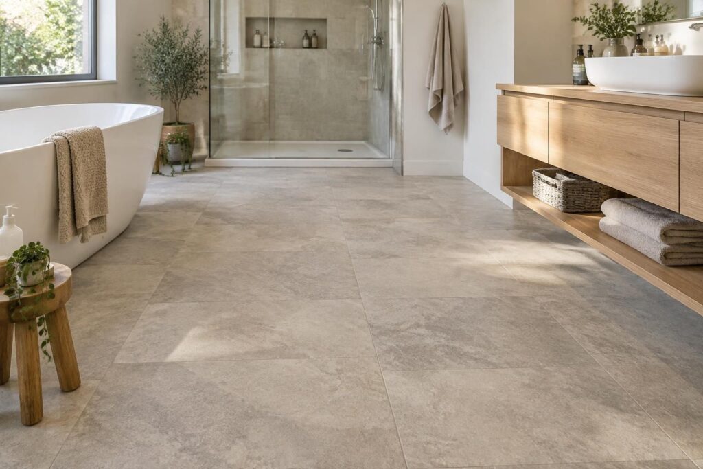 découvrez comment choisir un sol de salle de bain en pvc : un revêtement résistant à l’humidité, facile à entretenir et disponible dans de nombreux styles.